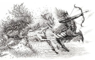 傅淳强《天马行空图》 挥毫泼墨间的诗意想象